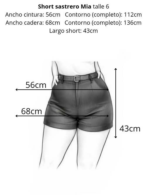 Short sastrero Mia